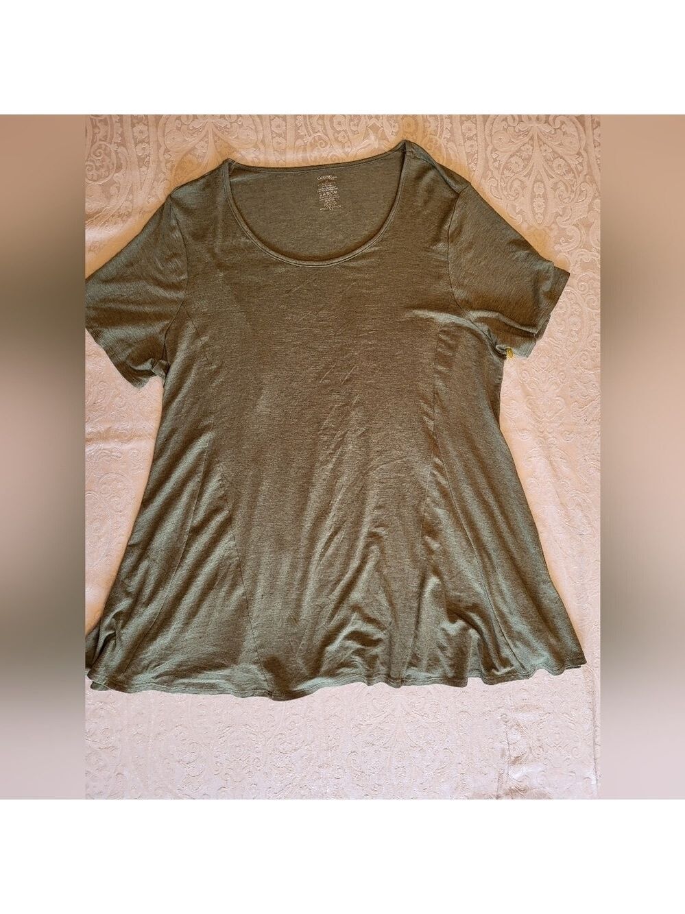George Green Flowy Relaxed T-Shirt 2XL, NWT, Buttery Soft Fabric